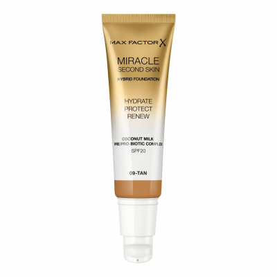 Max Factor Miracle Second Skin SPF20 Alapozó nőknek 30 ml Változat 08 Medium Tan