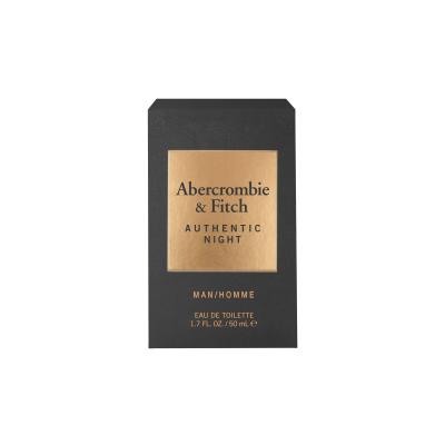 Abercrombie &amp; Fitch Authentic Night Eau de Toilette férfiaknak 50 ml