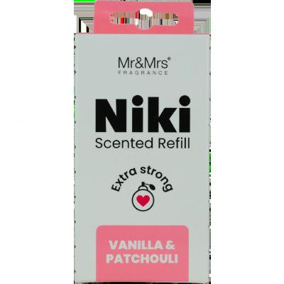 Mr&amp;Mrs Fragrance Niki Refill Vanilla &amp; Patchouli Autóillatosító Refill 1 db