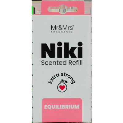 Mr&amp;Mrs Fragrance Niki Refill Equilibrium Autóillatosító Refill 1 db