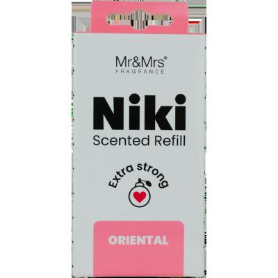 Mr&amp;Mrs Fragrance Niki Refill Oriental Autóillatosító Refill 1 db