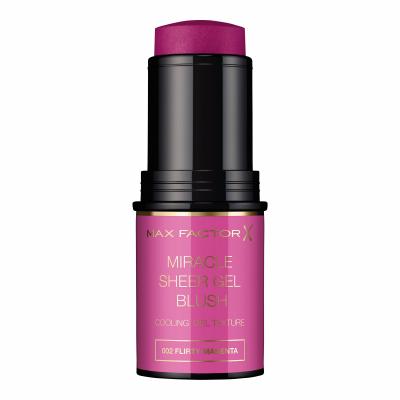 Max Factor Miracle Sheer Pirosító nőknek 8 g Változat 002 Flirty Magenta