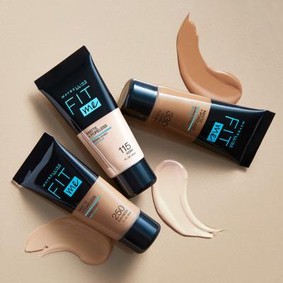 Maybelline Fit Me! Matte + Poreless Alapozó nőknek 30 ml Változat 330 Toffee