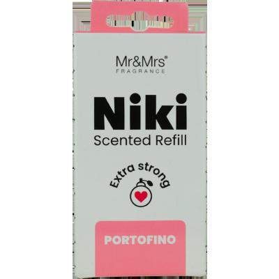 Mr&amp;Mrs Fragrance Niki Refill Portofino Autóillatosító Refill 1 db