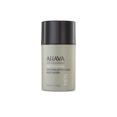 AHAVA Men Travel Kit Ajándékcsomagok Soothing After Shave Moisturizer borotválkozás utáni krém 50 ml + Exfoliating Cleansing Gel arclemosó gél 100 ml + Foam-Free Shaving Cream borotvakrém 100 ml + Magnesium Rich Deodorant dezodor 50 ml + kozmetikai táska