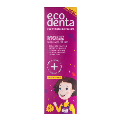 Ecodenta Super+Natural Oral Care Raspberry Fogkrém gyermekeknek 75 ml