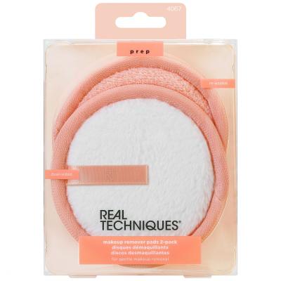 Real Techniques Skin Reusable Make Up Removal Pads Sminklemosó korong nőknek 2 db