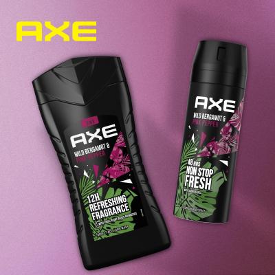 Axe Wild Fresh Bergamot &amp; Pink Pepper Tusfürdő férfiaknak 250 ml