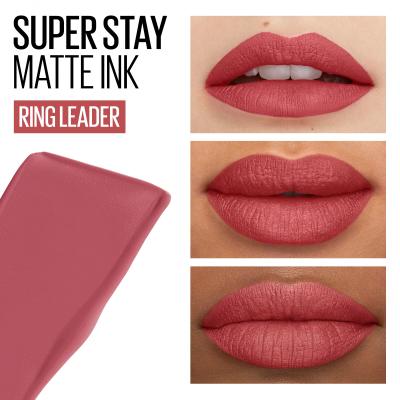 Maybelline Super Stay Matte Ink Liquid Rúzs nőknek 5 ml Változat 175 Ringleader