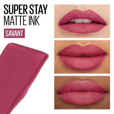 Maybelline Superstay Matte Ink Liquid Rúzs nőknek 5 ml Változat 155 Savant