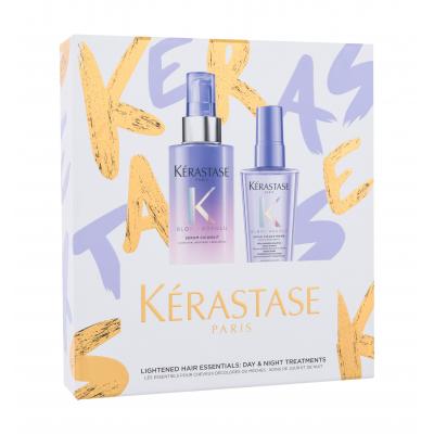 Kérastase Blond Absolu Lightened Hair Essentials: Day & Night Treatments Ajándékcsomagok Blond Absolu Overnight Recovery Serum hajápoló szérum 90 ml + Blond Absolu Intense Blonde Strengthening Oil Concentrate hajápoló olaj 50 ml