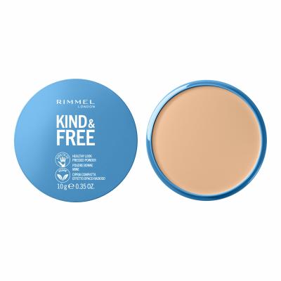 Rimmel London Kind &amp; Free Healthy Look Pressed Powder Púder nőknek 10 g Változat 010 Fair