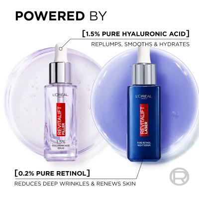 L&#039;Oréal Paris Revitalift Laser Pure Retinol Night Serum Arcszérum nőknek 50 ml