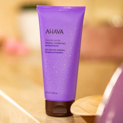 AHAVA Deadsea Water Mineral Shower Gel Spring Blossom Tusfürdő nőknek 200 ml