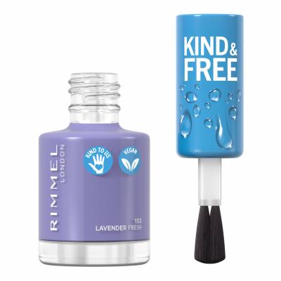 Rimmel London Kind &amp; Free Körömlakk nőknek 8 ml Változat 153 Lavender Light