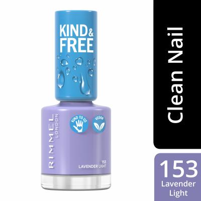 Rimmel London Kind &amp; Free Körömlakk nőknek 8 ml Változat 153 Lavender Light