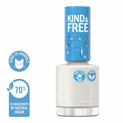 Rimmel London Kind &amp; Free Körömlakk nőknek 8 ml Változat 151 Fresh Undone