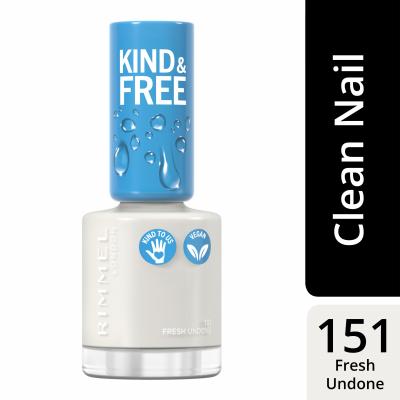 Rimmel London Kind &amp; Free Körömlakk nőknek 8 ml Változat 151 Fresh Undone