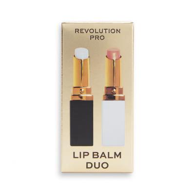 Revolution Pro Lip Balm Duo Ajándékcsomagok Clear Lip Balm ajakbalzsam 2,7 g + Tinted Lip Balm ajakbalzsam 2,7 g