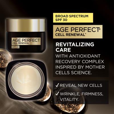 L&#039;Oréal Paris Age Perfect Cell Renew Day Cream SPF30 Nappali arckrém nőknek 50 ml