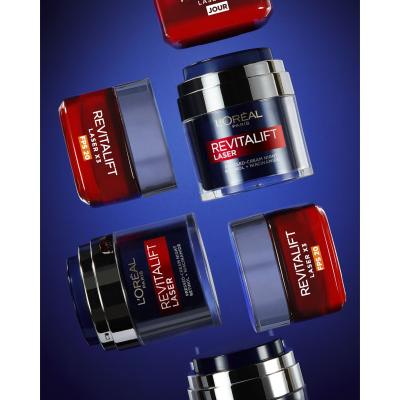 L&#039;Oréal Paris Revitalift Laser Pressed-Cream Night Éjszakai szemkörnyékápoló krém nőknek 50 ml