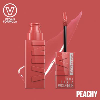 Maybelline Superstay Vinyl Ink Liquid Rúzs nőknek 4,2 ml Változat 15 Peachy