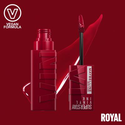 Maybelline Superstay Vinyl Ink Liquid Rúzs nőknek 4,2 ml Változat 55 Royal