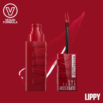 Maybelline Superstay Vinyl Ink Liquid Rúzs nőknek 4,2 ml Változat 10 Lippy