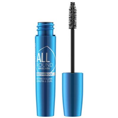 Catrice Allround Waterproof Szempillaspirál nőknek 12 ml Változat 010 Blackest Black