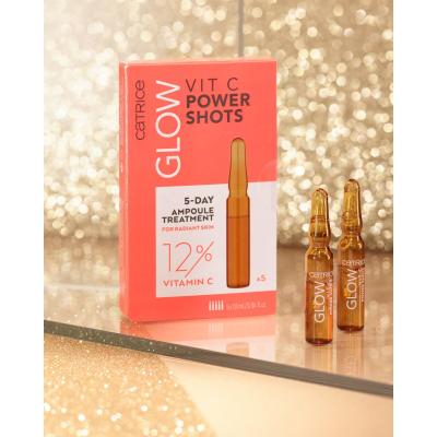 Catrice Glow Vit C Power Shots Arcszérum nőknek 5x1,8 ml