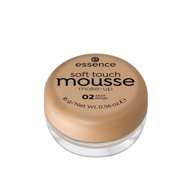 Essence Soft Touch Mousse Alapozó nőknek 16 g Változat 02 Matt Beige