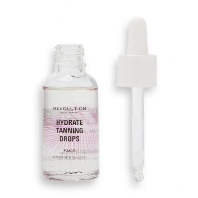 Makeup Revolution London Hydrate Tanning Drops Face Önbarnító készítmény nőknek 30 ml