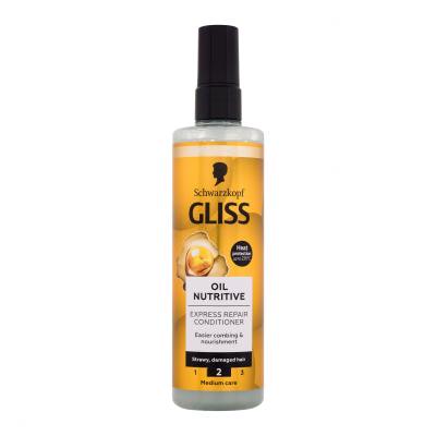 Schwarzkopf Gliss Oil Nutritive Express-Repair-Conditioner Hajkondicionáló nőknek 200 ml