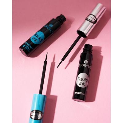 Essence Liquid Ink Eyeliner Szemhéjtus nőknek 3 ml Változat Black