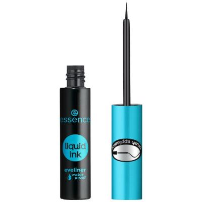 Essence Liquid Ink Eyeliner Waterproof Szemhéjtus nőknek 3 ml Változat Black