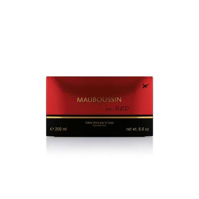 Mauboussin Mauboussin in Red Perfumed Divine Body Cream Testápoló krém nőknek 200 ml