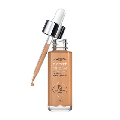 L&#039;Oréal Paris True Match Nude Plumping Tinted Serum Alapozó nőknek 30 ml Változat 6-7 Tan