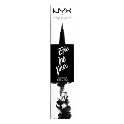 NYX Professional Makeup Epic Ink Liner Szemhéjtus nőknek 1 ml Változat 01 Black