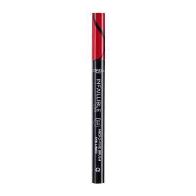 L&#039;Oréal Paris Infaillible Grip 36H Micro-Fine Brush Eye Liner Szemhéjtus nőknek 0,4 g Változat 01 Obsidian Black