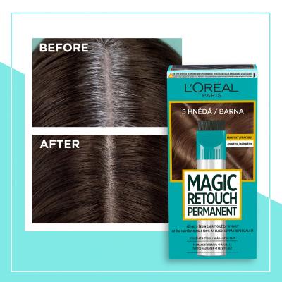 L&#039;Oréal Paris Magic Retouch Permanent Hajfesték nőknek 18 ml Változat 4 Dark Brown