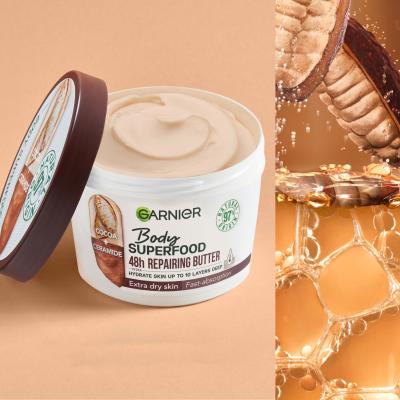 Garnier Body Superfood 48h Repairing Butter Cocoa + Ceramide Testvaj nőknek 380 ml