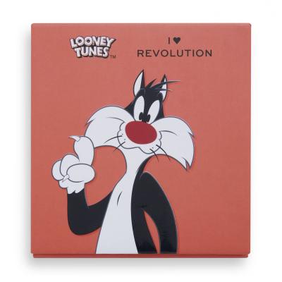 I Heart Revolution Looney Tunes Eyeshadow Palette Szemhéjfesték nőknek 9 g Változat Sylvester