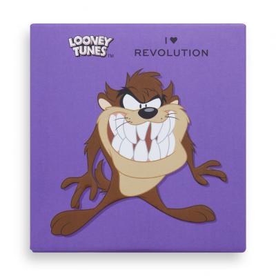 I Heart Revolution Looney Tunes Eyeshadow Palette Szemhéjfesték nőknek 9 g Változat Taz