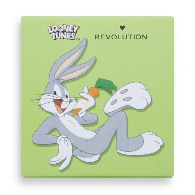 I Heart Revolution Looney Tunes Eyeshadow Palette Szemhéjfesték nőknek 9 g Változat Bugs