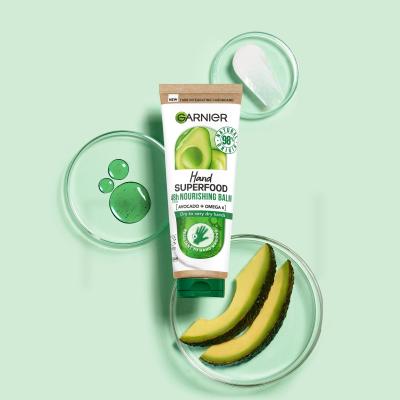 Garnier Hand Superfood 48h Nourishing Balm Kézkrém nőknek 75 ml