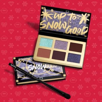 NYX Professional Makeup Mrs. Claus Szemhéjfesték nőknek 10,2 g Változat 02 Up To Snow Good