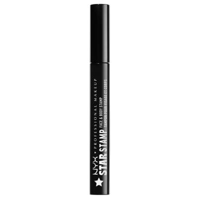 NYX Professional Makeup Star Stamp Face &amp; Body Stamp Szemhéjtus nőknek 0,96 ml Változat 01 Star Studded