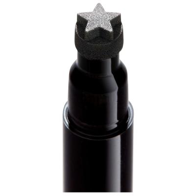 NYX Professional Makeup Star Stamp Face &amp; Body Stamp Szemhéjtus nőknek 0,96 ml Változat 01 Star Studded