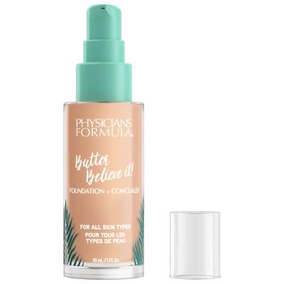 Physicians Formula Butter Believe It! Foundation + Concealer Alapozó nőknek 30 ml Változat Light-To-Medium