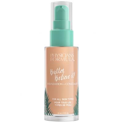 Physicians Formula Butter Believe It! Foundation + Concealer Alapozó nőknek 30 ml Változat Light-To-Medium